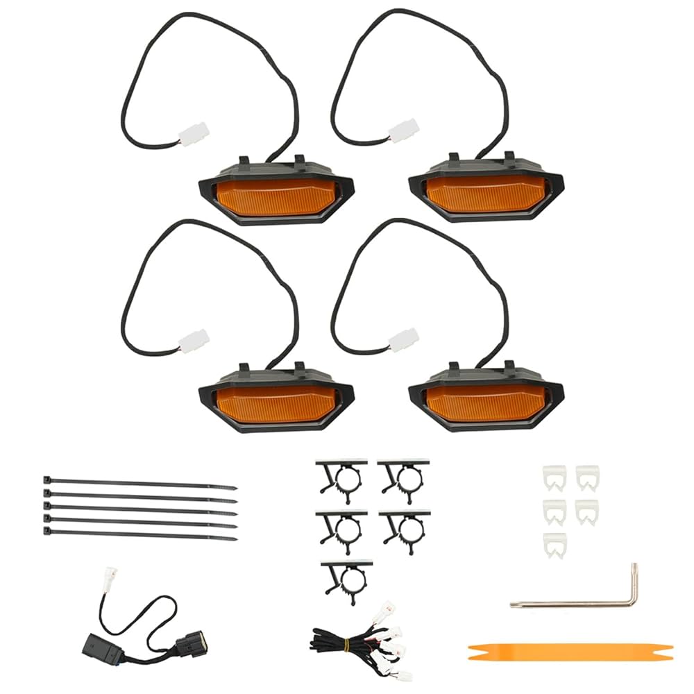 Amazon.com: CZmenghe 4pcs LED Front Grille Lights Compatible